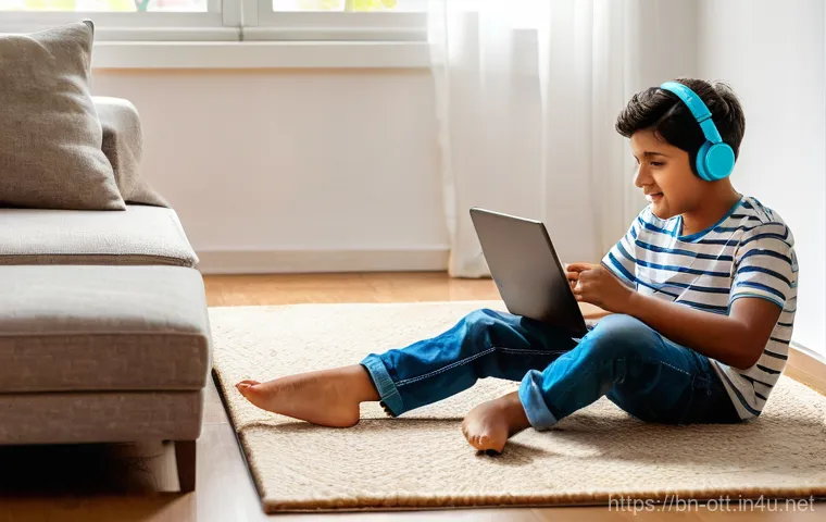 OTT와 고전 영화 복원 - **Prompt 1: The Modern Entertainment Hub**
"A cozy, brightly lit living room filled with natural...