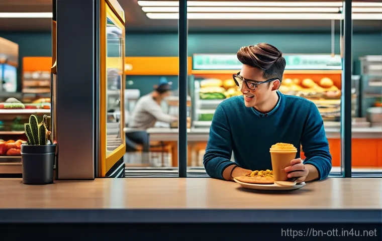 OTT가 가져온 새로운 트렌드 - **Prompt 1: Convenience and "Anytime, Anywhere"**: Focus on a single person enjoying content in a co...