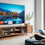 OTT 플랫폼 트렌드 - **Prompt:** "A diverse group of people, ranging from young adults to seniors, are comfortably enjoyi...